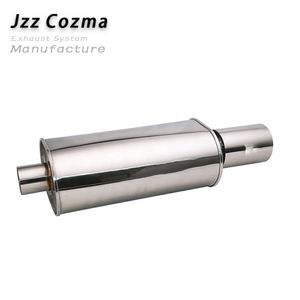 कार संशोधित निकास पाइप 2.5 "से 4" निकास 8.5*6 "अंडाकार शरीर सिल्न्सर सार्वभौमिक 304 स्टेनलेस स्टील निकास रेसिंग मफलर - Product Image 1