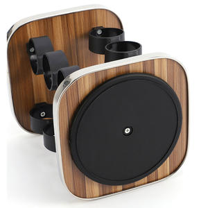 Portaspezie Girevole Moderno <span class=keywords><strong>in</strong></span> <span class=keywords><strong>Acciaio</strong></span> Inox e Bambù a 5 Livelli con 12/16/18/20 Barattoli <span class=keywords><strong>in</strong></span> Vetro - Product Image 4