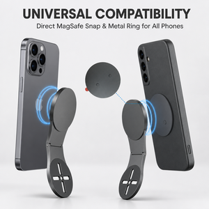 360 Degree Rotating Dual Magnetic Phone Stand Portable Car Center Display Expansion <strong>Bracket</strong> for iPad - Product Image 1