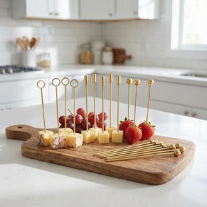 Palillos y Brochetas para Cócteles de Acero Inoxidable, Reutilizables, Ecológicos, Duraderos, Utensilios de Bar con Logotipo Personalizado - Product Image 5