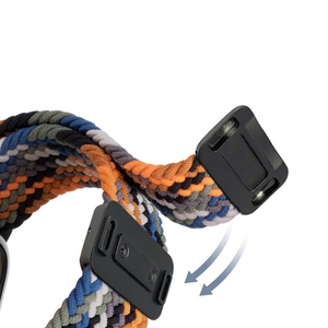 Correa <span class=keywords><strong>de</strong></span> Nailon Trenzado <span class=keywords><strong>de</strong></span> Última Moda para <span class=keywords><strong>Apple</strong></span> Watch, 46mm 49mm, Hebilla Magnética, Brazalete para iWatch Series 10 9 8, Correa Deportiva - Product Image 5