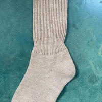 Quantité minimale de commande personnalisé pour hommes, chaussettes en laine mérinos d'hiver, chaussettes en laine tricotée