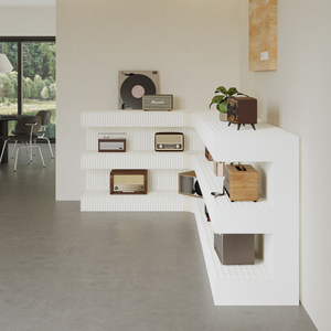 Étagères et supports de séparation portables pliables pour expositions, magasins de détail et événements avec décor de chiffres et de figures - Product Image 1