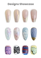 MyBeautyNails 2025 Nouveau HEMA et TPO Free UV Poke Gel Base Magic Pull Gel Bubble Fish Net Poking Gel Polish Nail Poke Gel