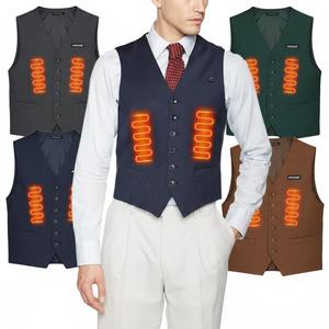 OEM Hombres Impermeable Calentador Traje Chaleco Formal Grueso Ajustable Lavado Calefacción <span class=keywords><strong>Ropa</strong></span> <span class=keywords><strong>para</strong></span> Actividades de Invierno Compras - Product Image 1