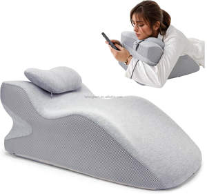 Almohada Multifuncional <span class=keywords><strong>para</strong></span> Posición Prona - Cojín Ergonómico <span class=keywords><strong>para</strong></span> <span class=keywords><strong>Cama</strong></span> y Suelo <span class=keywords><strong>para</strong></span> <span class=keywords><strong>Leer</strong></span>, Dormir y Relajarse - Product Image 2