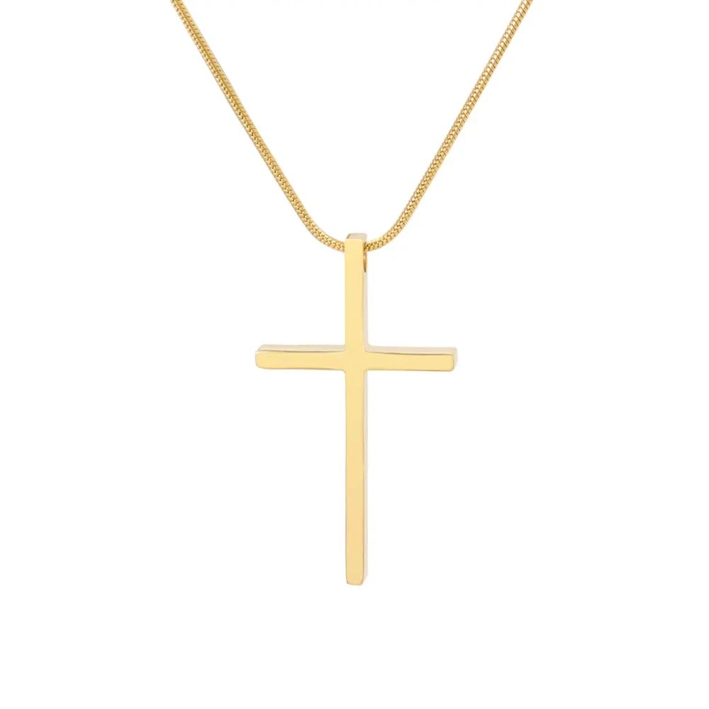 Cadena de oro con Colgante Cruz