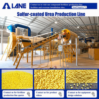 Línea de Producción de Urea Recubierta de Polímeros LANE, Tambor Rotatorio Granular de Liberación Lenta, Planta de Fabricación Llave en Mano de Alta Capacidad
