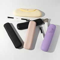 Étui de rangement pour pinceaux de maquillage de voyage, sac organisateur de maquillage, pochette cosmétique, petit sac de rangement pour pinceaux de maquillage en silicone