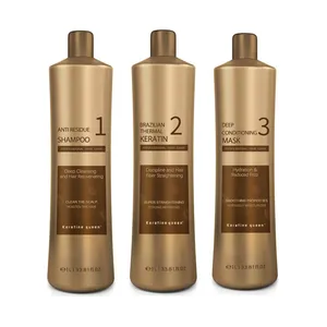 Yüksek kaliteli doğal bitkisel sıvı keratin serum wimpers brezilya saç tedavisi düz saç Salon profesyonel şampuan