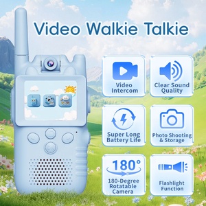 Walkie Talkie con Video para Niños, Pantalla de 2.0 Pulgadas, Cámara Giratoria, Almacenamiento de Fotos, Linterna, <span class=keywords><strong>Sin</strong></span> Red, <span class=keywords><strong>Intercomunicador</strong></span> Visual en Tiempo Real - Product Image 3