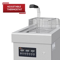 2 * 20L 5KW Friteuse Machine Corn Dog Commerciale Electriques Electric Friteuse Comercial