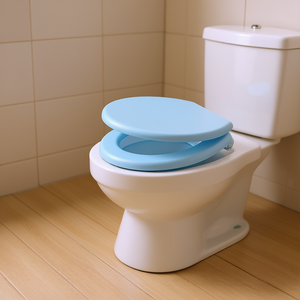 Asiento de inodoro universal para niños, color azul cielo, 50,5 cm de largo, 37,5 cm de ancho, 7 cm de altura - Product Image 3