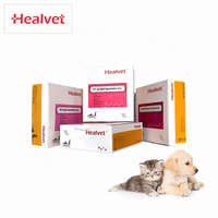 Cartouches de test rapide Healvet Vet Feline FSAA Immune, kit de diagnostic in vitro pour chat
