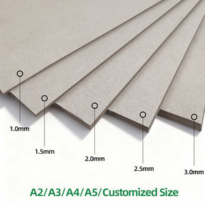 ألواح رمادية سميكة من الورق المقوى ورق مقوى رمادي حجم A3 جودة جيدة سعر منخفض من الصين - Product Image 3