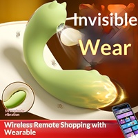 Aktiver Kleiner Monster-Vibrator mit Saug- und Heizfunktion, Wasserdichter Tragbarer Dildo mit Fernbedienung, Weiblicher Masturbator, Erwachsenen-Sexspielzeug