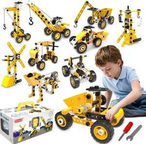 Venda quente Crianças Stem Brinquedos Educativos Diy Building Kit Borracha Macia Montar Brinquedos De Bloco De Construção