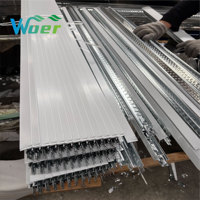 Système de suspension de plafond en métal T Grid T38 peint antirouille pour projets commerciaux