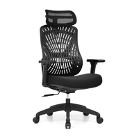 Chaises de bureau Foshan certifiées BIFMA, chaise de patron de luxe haut de gamme, ergonomique, avec soutien lombaire, chaise de bureau en tissu maillé