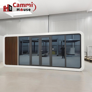 Cammi House <span class=keywords><strong>Casa</strong></span> Casas prefabricadas Cabina de cápsula de espacio grande Modular Tiny Home Capsule Villa para acampar al aire libre Casas prefabricadas - Product Image 1