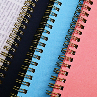 Cuadernos Espirales de Colores, Cuaderno de Espiral Resistente de Cuero, Diario para la Planificación Diaria de Estudiantes, Escritura y Diarios