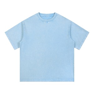 <span class=keywords><strong>Camiseta</strong></span> Oversize de Hombre YHYSIS OEM Factory 275G 32S de Doble Hilo, Estilo Streetwear, con Efecto Lavado 'Fried Snowflake' y Corte Boxy - Product Image 6
