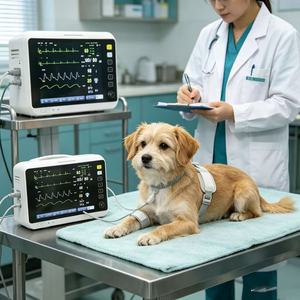 Moniteur vétérinaire VM12, équipement médical vétérinaire portable pour surveiller le cœur des animaux - Product Image 2