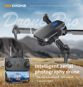 Đa Chức năng bay không người lái E88 Pro chuyên nghiệp HD 4K máy ảnh kép dài chờ Wifi điều khiển từ xa thông minh người mới bắt đầu bay không người lái - Product Image 3