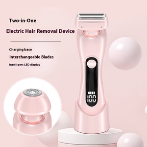 Depiladora de Doble Cabezal para Zonas Íntimas Femeninas, Nueva Mini Depiladora Facial para Mujer - Product Image 4