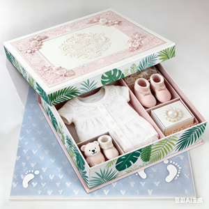 Scatola Ecologica Biodegradabile <span class=keywords><strong>per</strong></span> <span class=keywords><strong>Neonati</strong></span> con Coperchio Magnetico, Stampa Personalizzata, Confezione Regalo <span class=keywords><strong>per</strong></span> Vestiti, Prodotti <span class=keywords><strong>per</strong></span> la Cura della Pelle, Ricordi e Souvenir - Product Image 3