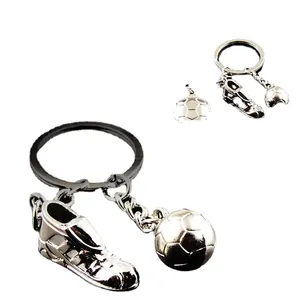 Football key chain custom European Cup small gift pendant five league fans souvenir football shoes