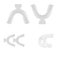 Plateaux de blanchiment dentaire réutilisables en plastique pour usage domestique et commercial, protège-dents pour adultes, plateaux de blanchiment, 6 grammes, numéro de pièce 001