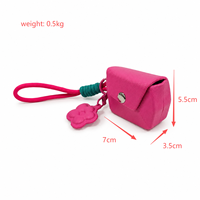 Étui de voyage rigide et résistant à l'eau pour écouteurs, en EVA, portable, durable et léger, avec dragonne et pendentif fleur
