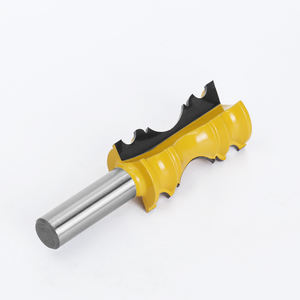 LAVIE 1pc 12mm 1/2 "Shank Large Elaborrate Chair Rail Molding <span class=keywords><strong>Crown</strong></span> Router Bit Set Line Fraise pour le travail du bois MC3101 - Product Image 6