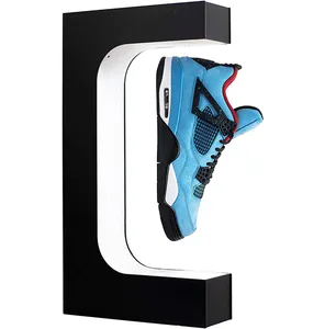 Customize Logo Magnetic Levitation Floating Sneaker Shoes Display Stand For Reseller