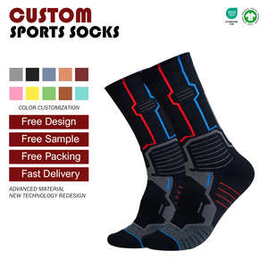 Calcetines de Baloncesto de Alta Calidad, Elite, con Base Gruesa de Toalla, Absorbentes de Sudor, Transpirables, Antideslizantes, de Media Caña, Talla Real - Product Image 4