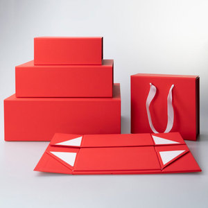 Caja de Regalo Rígida Rosa con Logotipo en Lámina Dorada Personalizada de Lujo, Caja de Regalo Magnética Plegable con Cinta - Product Image 6