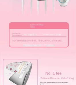 Private Label Complete <strong>Golf</strong> Set <strong>for</strong> <strong>Ladies</strong> Floral Theme Custom Color and Logo on All <strong>Clubs</strong> Perfect <strong>for</strong> Stores and Events - Product Image 2