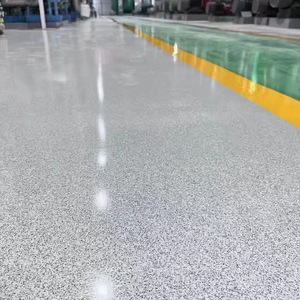 Pintura de Resina Líquida para Recubrimiento de Pisos Epóxicos, Aplicación con Rodillo para Pisos Industriales de Concreto, Color Amarillo - Product Image 5