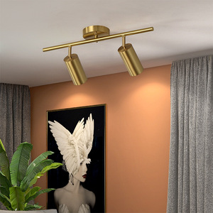 Éclairage sur rail en aluminium moderne, spots LED réglables à 3 têtes, lumière du jour 5000K, intensité variable, encastré, CRI 90, faisceau 120° - Product Image 4