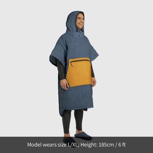 Sac de couchage portable sacs de couchage en plein air Cape Cape avec chapeau hiver à capuche Poncho couverture paresseuse sac de couchage léger - Product Image 2
