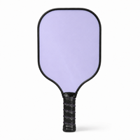 Raquette de pickleball pour adolescents, face en fibre de verre, noyau en nid d'abeille léger, approuvée USAPA, raquette sans bordure, poignée confortable, 16 mm