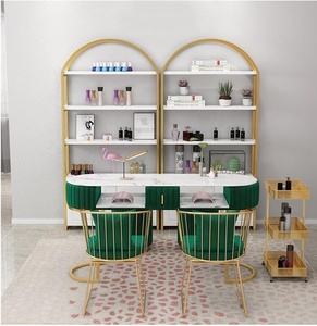 Meubles de <span class=keywords><strong>salon</strong></span> de manucure rose, <span class=keywords><strong>table</strong></span> et chaise de spa pour <span class=keywords><strong>salon</strong></span> de coiffure - Product Image 5