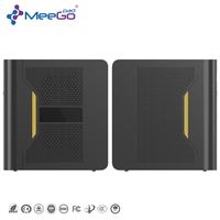 Mini PC NAS tout-en-un avec 9 SSD NVMe M.2, AMD Ryzen AI Max 395, double LAN 10GbE, USB4, TDP 132W, écran tactile LCD, serveur pare-feu matériel
