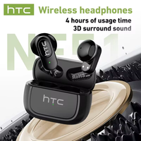 Écouteurs Bluetooth 6.0 HTC NE51 AI Translation TWS Mini Écouteurs Sport Sans Fil Casques Intelligents à Réduction de Bruit
