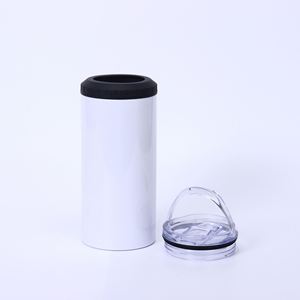Vaso Térmico Recto de Acero Inoxidable de 14 oz para Sublimación, con Aislamiento al Vacío, Tapa Doble y Abrebotellas - Product Image 2