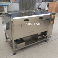 Automatische Isse Wortel Aardappel Cassave Gember Wassen Schone Droge Dunschiller Wasmachine En Schil Machine Cassave Peeling Machine