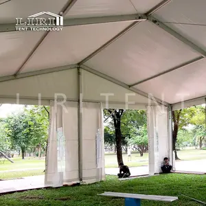 10x10 الألومنيوم بولي كلوريد الفينيل للماء صغيرة بيضاء خيمة حفلات في تايلاند