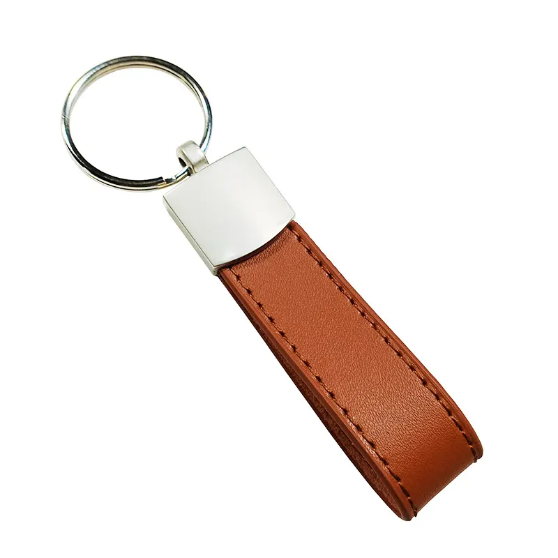 Großhandel Leichte leere Design Mode maßge schneiderte Metall benutzer definierte Designer Schlüssel ring Schlüssel anhänger Ring Bulk Leder Schlüssel bund