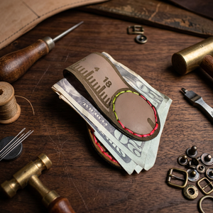 Novel Funny Penis Shaped Genuine Leather Money Clip Creative Personality Slim Cash Card Holder Funny Gift For Men - Product Image 3